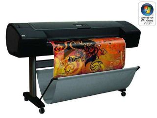 HP Designjet Z2100 44 in Up to 2400 x 1200 optimized dpi from 1200 x 1200 input dpi with maximum detail selected Black Print Speed InkJet DesignJet Color Printer (Q6677D)