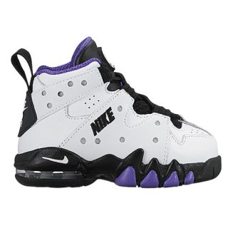 Nike Air Max CB 94   Boys Toddler   Basketball   Shoes   White/Black/Pure Purple