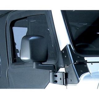 Rugged Ridge Side Mirror, 03 06 Jeep Wrangler/Unlimited, Black, Right Only 11002.10