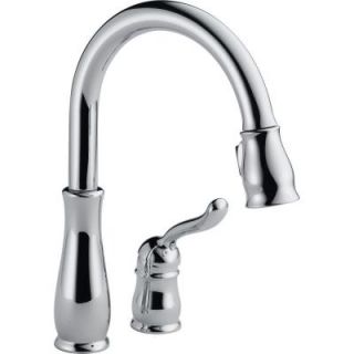 Delta Leland Single Handle Pull Down Sprayer Kitchen Faucet with MagnaTite Docking in Chrome 978 DST