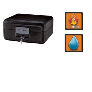SentrySafe 0.37 cu. ft. Fire and Water Resistant Chest with Key Lock HD2100