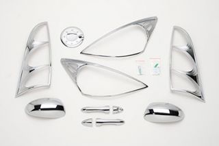 2000 2004 Ford Focus Chrome Kits & Packages   Putco 405069   Putco Complete Chrome Accessory Package