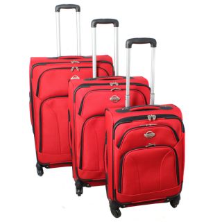 Travel Grand 3 Piece Expandable Spinner Wheels Upright Luggage Set
