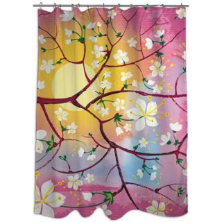 MOD Home Cherry Blossoms Shower Curtain
