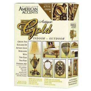 Rust Oleum American Accents 2 Part Antique Gold Decorative Finishing Kit (Case of 3) 7981955