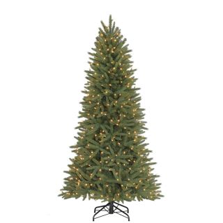 Holiday Living 6.5 ft Pre Lit Pine Artificial Christmas Tree with White Incandescent Lights