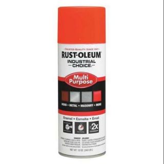 Rust Oleum Spray Paint, Orange, 1654830