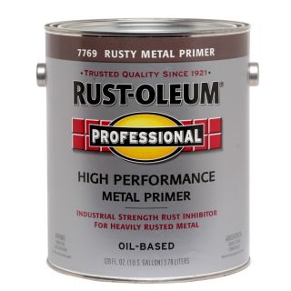 Rust Oleum Professional Red Flat Enamel Interior/Exterior Paint (Actual Net Contents 128 fl oz)
