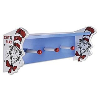 Trend Lab Dr. Seuss Cat in The Hat Shelf with Pegs