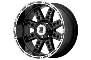 XD Series XD76622455376N   5 x 5.5" Bolt Pattern Black 22" x 14" XD Series 766 Diesel Gloss Black Wheels   Alloy Wheels & Rims