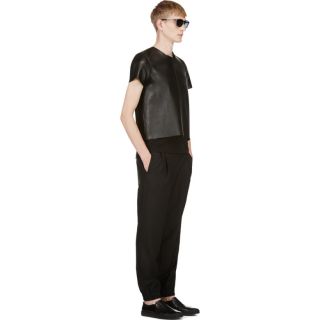 Krisvanassche Black Pleated Harem Pants