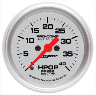 Auto Meter   Ultra Lite High Pressure Oil Pump Gauge
