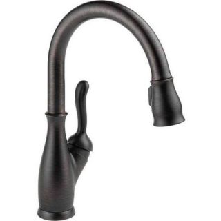 Delta Leland Kitchen Faucet with Pull Down Spray, Available in Various Colors