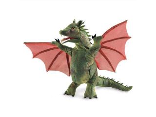 Hand Puppet   Folkmanis   Winged Dragon New Toys Soft Doll Plush 3051 