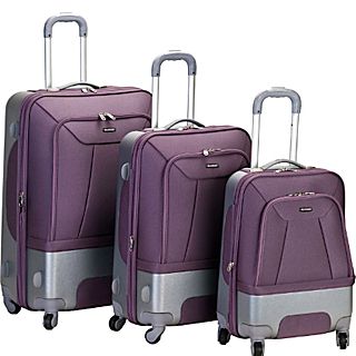 Rockland Luggage 3 Piece Rome Hybrid Luggage Set