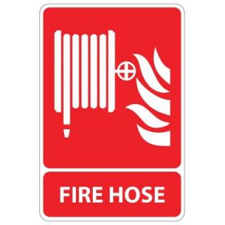Rectangular Plastic Fire Hose Sign PSE 0008