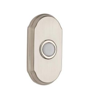 Wired Arch Bell Button   Satin Nickel 9BR7017 002