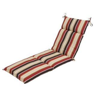Hampton Bay Majestic Stripe Outdoor Chaise Lounge Cushion 7407 01000200