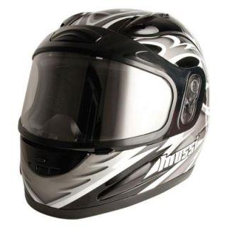Mossi X Large Adult Silver Full Face Snowmobile Helmet 36 683SV 16