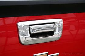 2007 2014 Chevy Silverado Chrome Tailgate Handles   Putco 401089   Putco Chrome Tailgate Handle Cover