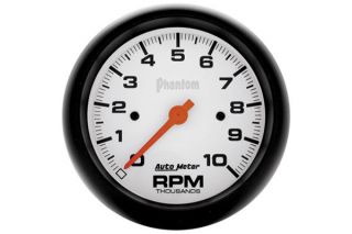 AutoMeter 5897   Range 0   10,000 RPM 3 3/8"   In Dash Mount Tachometer   Gauges