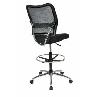 Office Star Products Height Adjustable Drafting Chair with Footring