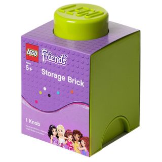 LEGO FRIENDS Storage Brick 1, Bright Yellowish Green/Lime   17809693