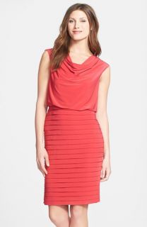 Adrianna Papell Matte Jersey Blouson Dress