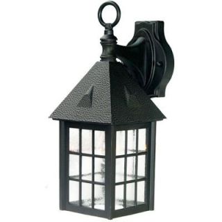 Acclaim Lighting Outer Banks Collection 1 Light Matte Black Outdoor Wall Mount Fixture 72BK