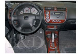 2005 Honda Civic Wood Dash Kits   B&I WD503J DCF   B&I Dash Kits