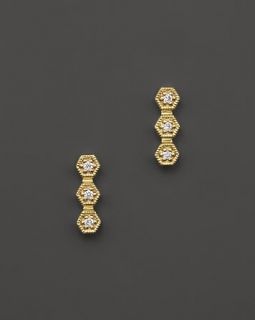 Dana Rebecca Designs 14K Yellow Gold Stud Earrings with Diamonds