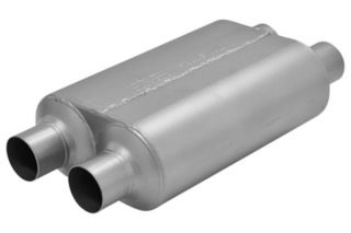 Flowmaster 8525454   Stainless 2.5" Inlet/2.5" Outlet Dual Inlet / Dual Outlet   Performance Mufflers