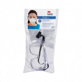 3M Tekk Protection Chemical Splash/Impact Goggles