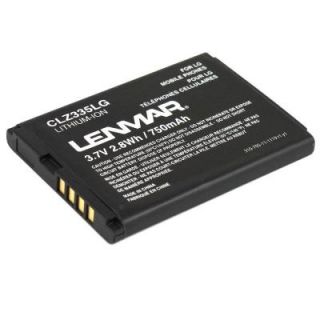 Lenmar Lithium Ion 750mAh/3.7 Volt Mobile Phone Replacement Battery CLZ335LG