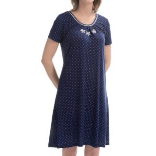KayAnna Polka Dot Jersey Nightgown (For Women) 9360K 69
