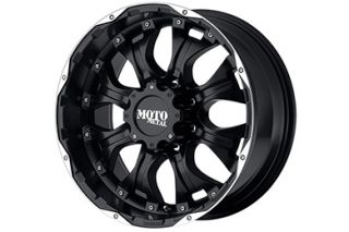Moto Metal MO95929013718   5 x 135mm Bolt Pattern Black 20" x 9" MO959 Matte Black Machined Wheels   Alloy Wheels & Rims