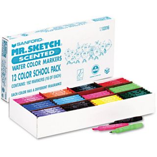 Mr Sketch Scented Watercolor Markers, 192/Set