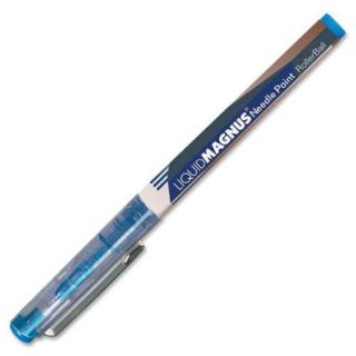 Skilcraft Metal Clip Rollerball Pen   Blue Ink   12 / Pack (NSN5068497)