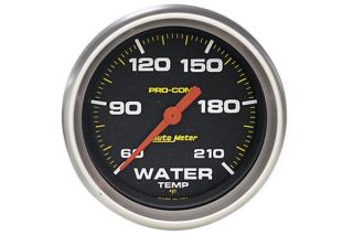 AutoMeter 5469   Range 60°   210° F, full sweep/electric Water Temperature   2 5/8" Temperature   Gauges