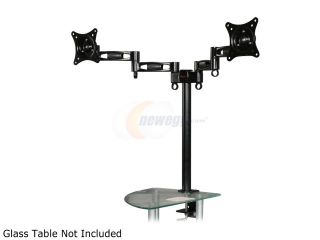Rosewill RMS DDM05 Dual Monitor Desk Mount, Support 13" ~ 27" LCD / LED Display VESA 75 / 100, Tilt ±15°, Swivel 360°, Rotate 360°, Max. Load: 17.64 lbs. 