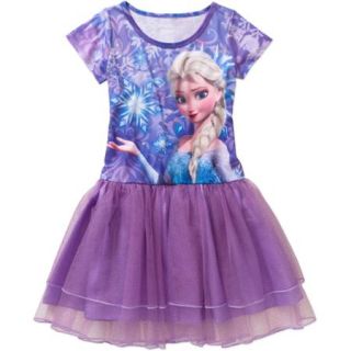 Disney Frozen Girls' Printed Tutu Dress