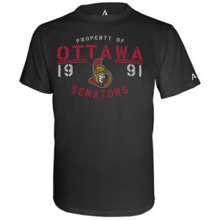 Alta Gracia (Fair Trade) Ottawa Senators Cotton T Shirt   Black