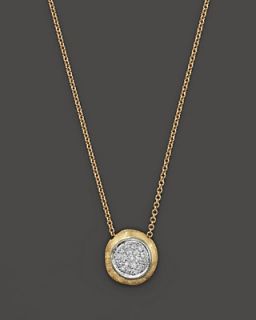 Marco Bicego 18K Yellow Gold Delicati Pendant Necklace with Diamonds, 16.5"