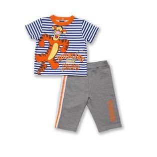 Disney Baby Tigger Newborn Boys Graphic T Shirt & Pants   Striped