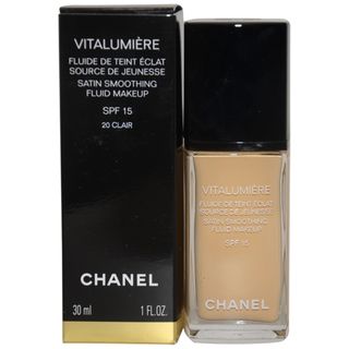 CHANEL Vitalumiere Satin Fluid Makeup SPF15 #20 Clair 2.5ml