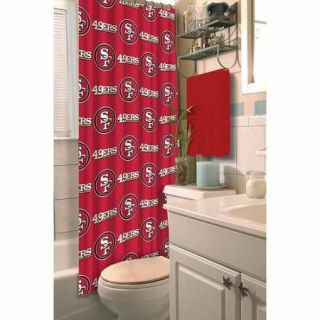 NFL San Francisco 49ers Decorative Bath Collection   Shower Curtain
