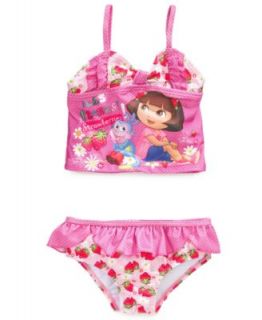 Dora the Explorer Toddler Girls 2 Piece Tankini Swimsuit