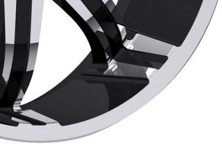 Milanni 446 2981MF18   8 x 165.1mm Single Bolt Pattern Gloss Black, with Machined Face 20" x 9" 446 Kool Whip 8 Wheels   Alloy Wheels & Rims