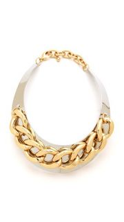 Adia Kibur Chain Link Collar Necklace