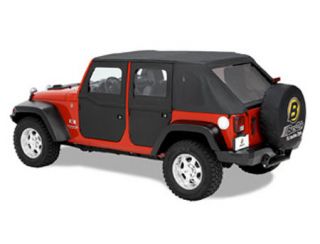 2007 2016 Jeep Wrangler Doors   Bestop 51799 35   Bestop 2 Piece Jeep Doors